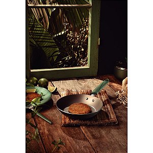 Frigideira Aluminio 20Cm Lyf Verde Tramontina 28316220