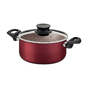 Cacarola Aluminio 24Cm Paris Vermelho Tramontina 28524724