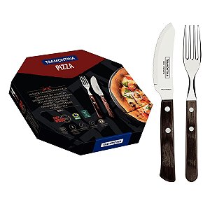 Jogo Pizza 8Pc Castanho Churrasco Tramontina 29899174