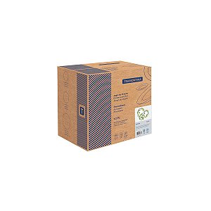 Jogo Prato 12 Pcs Carmen Porcelana Tramontina 96011185