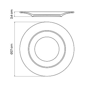 Kit Prato R 27Cm 6Pcs Maria Auguta Tramontina 96950001