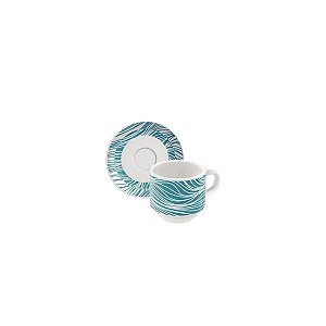 Kit Xicara Cafe 100 Ml Clarice Porcelana Tramontina 96950080