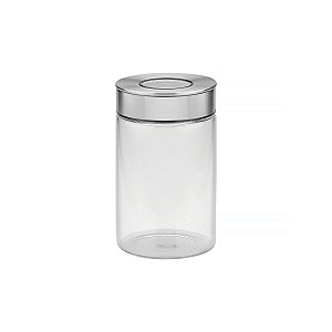 Pote Vidro Tampa Aco Inox 1,0L Purezza Tramontina 61227030