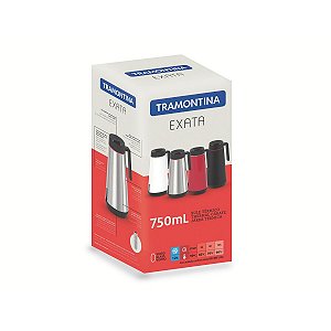 Bule Termico 0,75L Preto Exata Tramontina 61645073