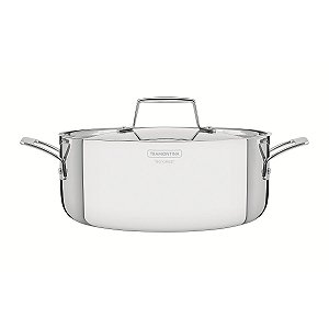 Cacarola Rasa Aco Inox C/Alca Grano 24cm Tramontina 62143240
