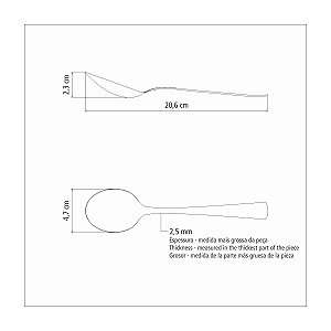 Colher Mesa Aco Inox Berlin Brilho Tramontina 63934010