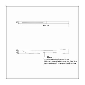 Faca Churrasco Aco Inox Berlin Brilho Tramontina 63934180