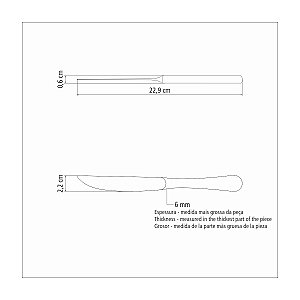 Faca Churrasco Aco Inox Zurique Tramontina 63986180