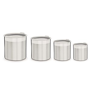 Jogo Potes Inox 4 Pecas Cucina Tramontina 64220630