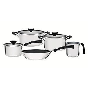 Jogo Panelas Inox 5Pc Solar Silicone Tramontina 65120040