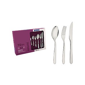 Faqueiro Aco Inox 72Pcs Havaí Tramontina 66905150