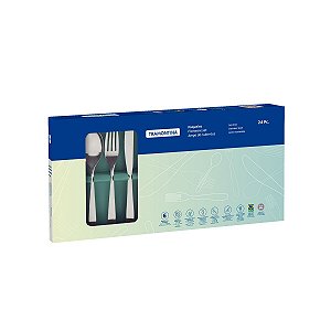 Faqueiro Aco Inox 24Pcs Havaí Tramontina 66905847