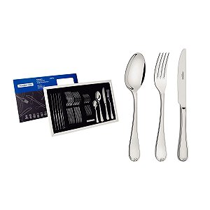 Faqueiro Aco Inox 24Pcs Vicenza Tramontina 66924003