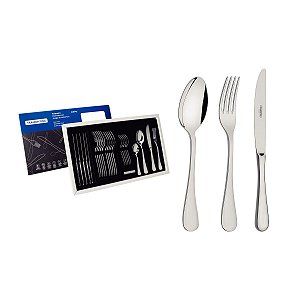 Faqueiro Aco Inox 24Pcs Classic Tramontina 66928003