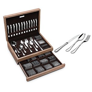 Faqueiro Inox 130Pcs C/Estojo Classic Tramontina 66928220