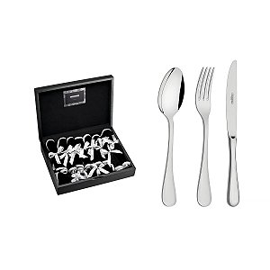 Faqueiro Inox 101Pcs Classic Prata Tramontina 66928855