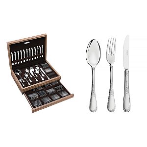 Faqueiro Inox 130Pcs C/Estojo Renascença Tramontina 66929225