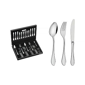 Faqueiro Aco Inox 42Pcs C/Estojo Italy Tramontina 66932207