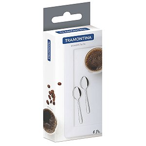 Jogo Colher Cafe Aco Inox 6Pc Amazonas Tramontina 66960510