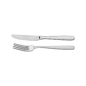 Jogo P/Pizza Aco Inox 2Pc Amazonas Tramontina 66960543