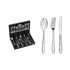 Faqueiro Aco Inox 42Pcs C/Estojo Satri Tramontina 66982203