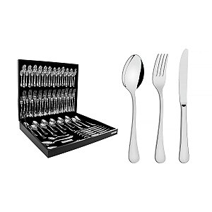 Faqueiro Aco Inox 76Pc Zurique Tramontina 66986304