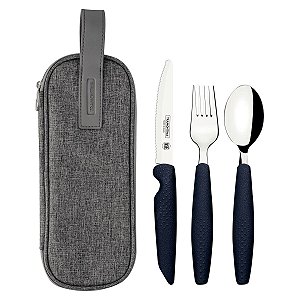 Jg Talheres Inox 4Pc Forall Cinza Tramontina 23599682