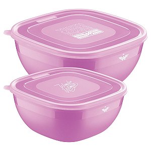Jogo Potes 2Pc Mulher Maravilha Rosa Tramontina 29899052
