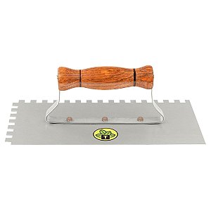 Desempenadeira Metálica Dentada 12X24 Cm Tramontina 77371125