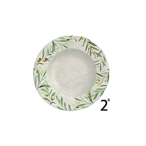 Prato Raso 28Cm Oliva Porcelana Tramontina 96580500