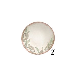 Prato Sobremesa 21Cm Natur Porcelana Tramontina 96580525