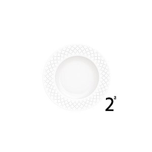 Prato Sobremesa Alr 21Cm Porcelana Tramontina 96900076
