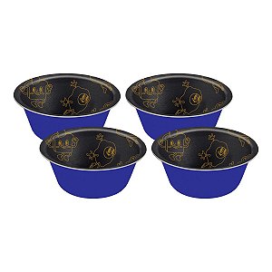 Forma Cupcake Alumínio 4Pc Groovy Azul Tramontina 27899059