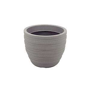 Vaso Inca 45Cm Polietileno Granito Pedra Tramontina 92786001