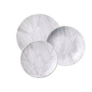 Jogo De Pratos 12 Pcs Arbo Porcelana Tramontina 96589037