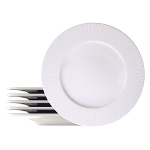 Kit Prato Raso 28Cm 6Pcs Santorini Tramontina 96950191
