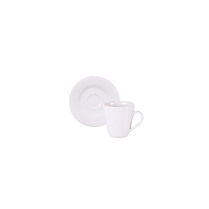 Kit Xicara Cafe 70 Ml Mesh Porcelana Tramontina 96950200