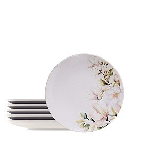 Kit Prato Sobremesa 21Cm 6Pcs Magnolia Tramontina 96950212