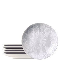 Kit Prato Fundo 21Cm 6Pc Arbo Porcelana Tramontina 96950223