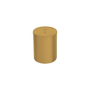 Lixeira Util 5L C/Tampa Gold Matte Tramontina 94540090