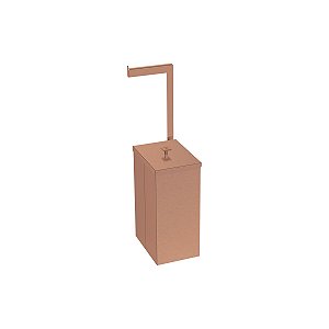 Lixeira Ix 5,5L Suporte Papel Rose Matte Tramontina 94540097
