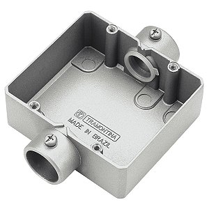 Condulete Duplo Cd 3/4 Com Rosca Pintura Tramontina 56111002
