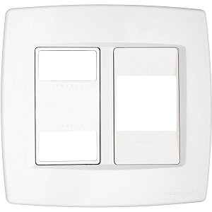 Placa Espelho 4X4 Modulo Trii Branco Tramontina 57103024