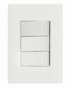Conjunto Interruptor Paralelo 10A Giz Tramontina 57230041