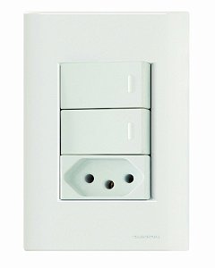 Conjunto Interruptor Paralelo Tomada 20A Giz 57230075