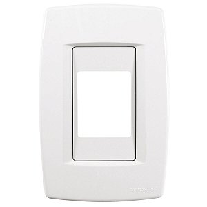 Placa Espelho 4X2 1 Modulo Trii Branca Tramontina 57103007