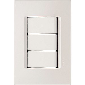 Conjunto Interruptor Simples 10A Izyflat Tramonti 57165070