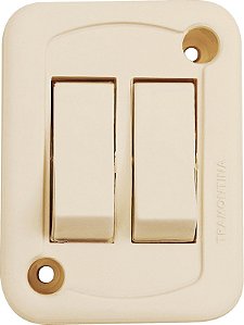 Modulo Interruptor Teclas Palha Priscus Tramontin 57400116