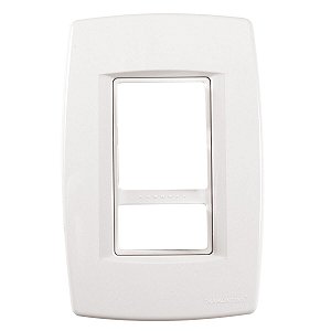 Placa Espelho 4X2 1 Modulo Trii Branco Tramontin 57103009