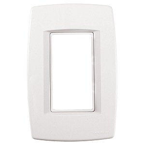Placa Espelho 4X2 2 Modulo Trii Branca Tramontin 57103008